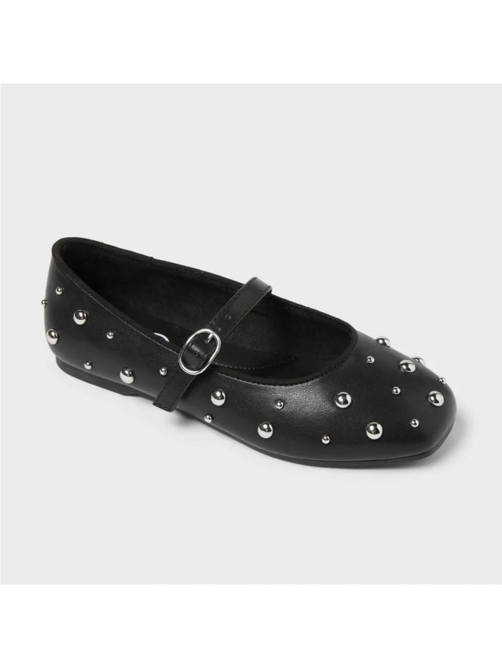 Art Class | Black Studded Mary Jane Flat